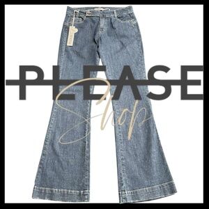 NWT Please (Italy) Mid-Rise Flare Jeans (29x33)